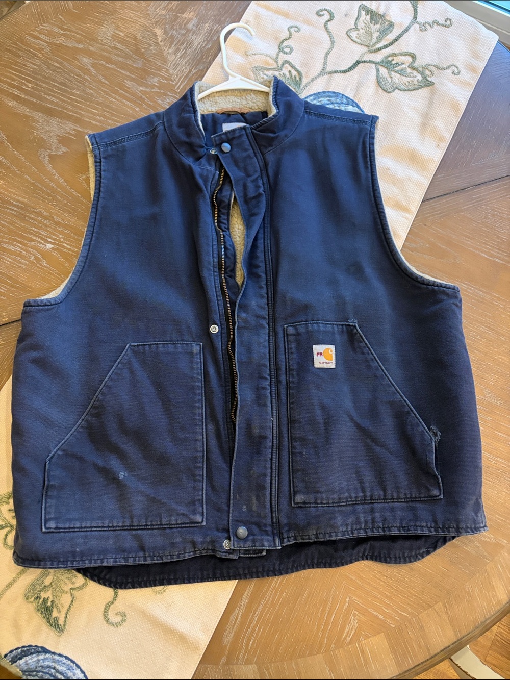 Carhartt Men’s FR Navy Work Vest